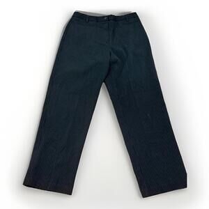 Briggs New York Black Pinstripe Dress Pants Straight Leg Petite Women’s 10P